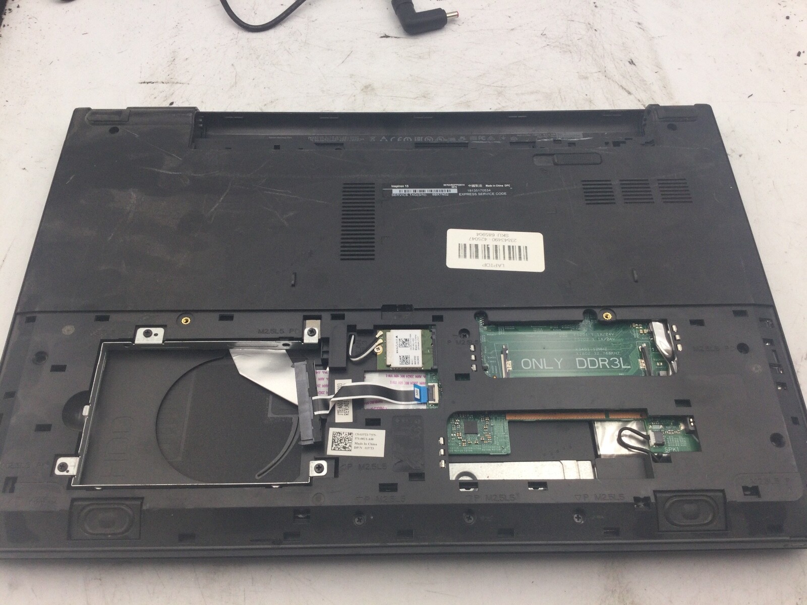 DELL INSPIRON 15 3552 – FOR PARTS – INTEL CELERON N5030 – NO RAM – 15″ – READ-BB