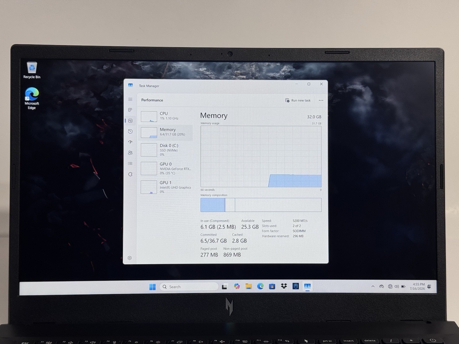 Acer Nitro V 15 ANV15-52 15.6″ 144Hz i5-13420H 2.1GHz 32GB DDR5 512GB RTX 4050