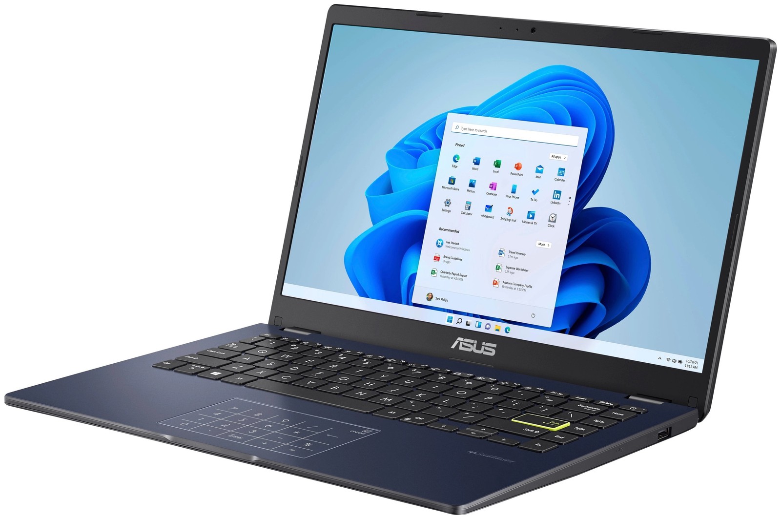 ASUS VivoBook Go, 14″ FHD, N4500, 4GB RAM, 128GB eMMC, Win 11 Home