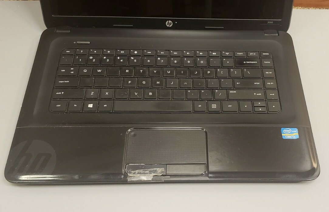HP 2000 Notebook Intel Core i3-3110M 2GB RAM 0GB HDD FOR PARTS OR REPAIRS