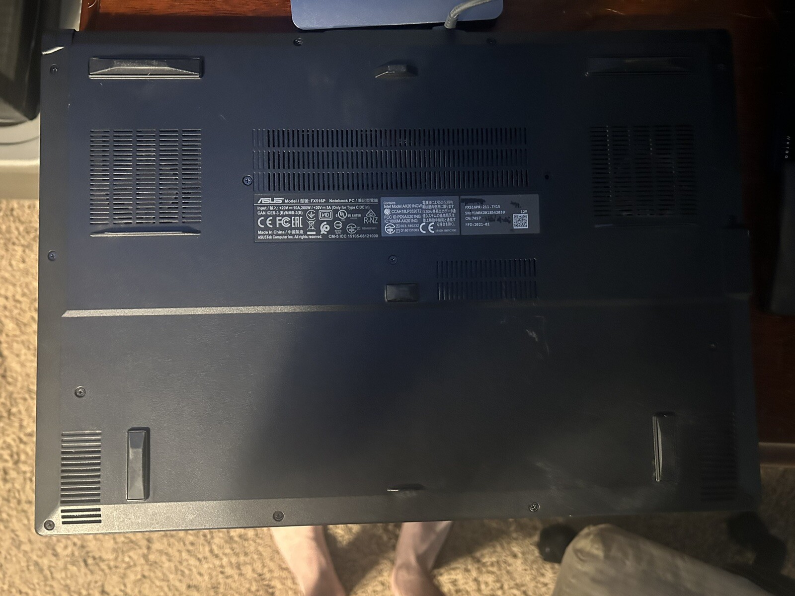 ASUS TUF Dash F15 FX516PM 15.6″ (512GB SSD, Intel Core i7 11th Gen., 3.30…