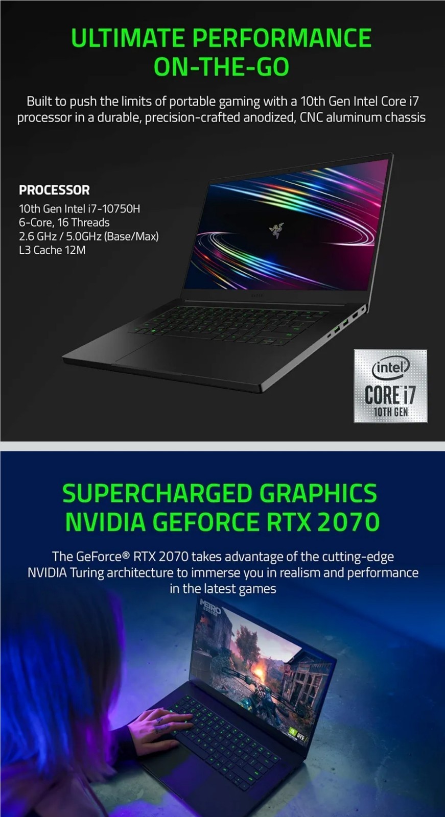 Razer Blade 15 Gaming Laptop