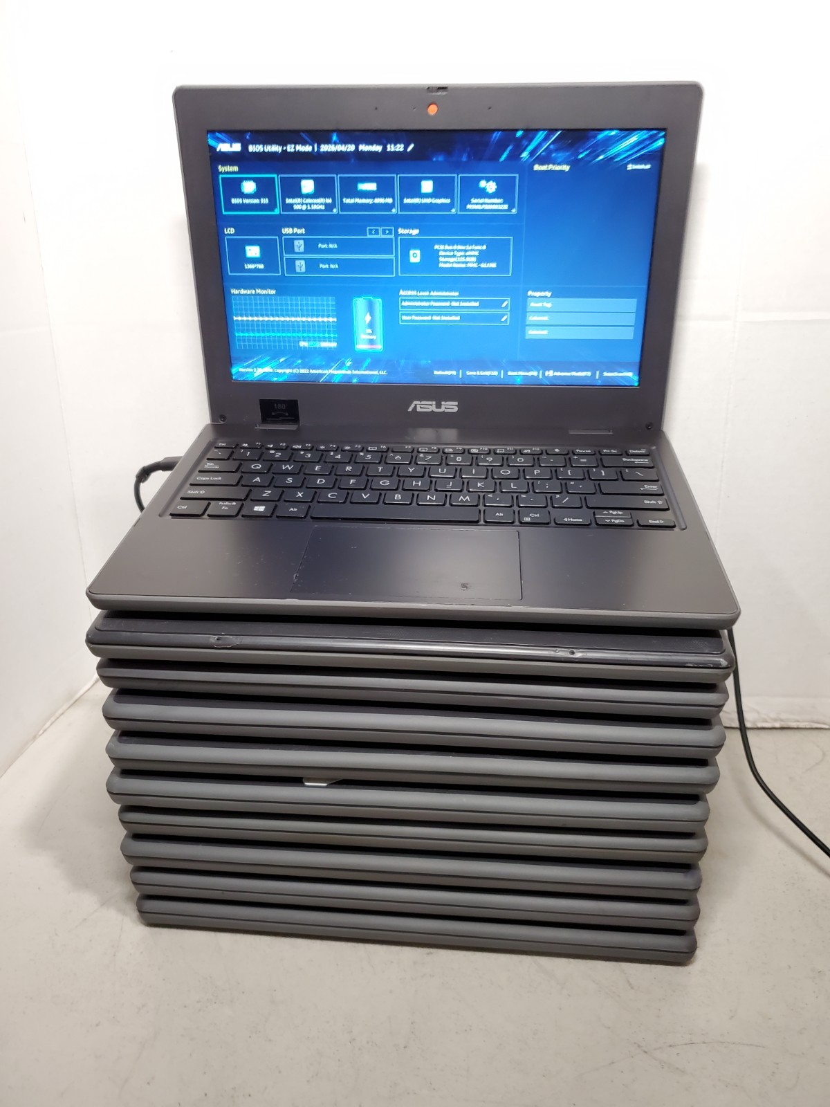 Lot of 10 ASUS BR1100CK 11.6″ Intel N4500 4GB RAM 128GB SSD NO OS! #69