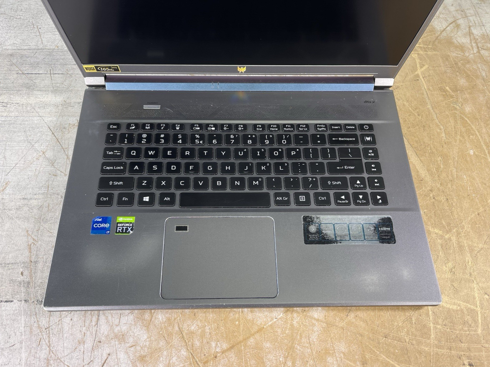 ACER PREDATOR TRITON 500 SE i7-11800H @ 2.30GHZ, 16GB RAM, NO HDD/OS – (PARTS)