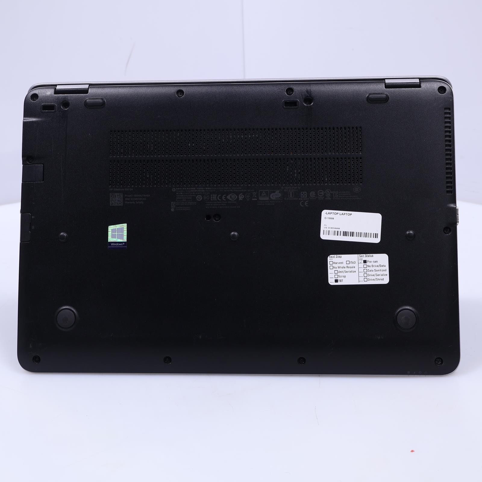 HP Elitebook 850 G4 Intel Core i5 7th Gen 8GB RAM No Drive/OS/Battery Laptop