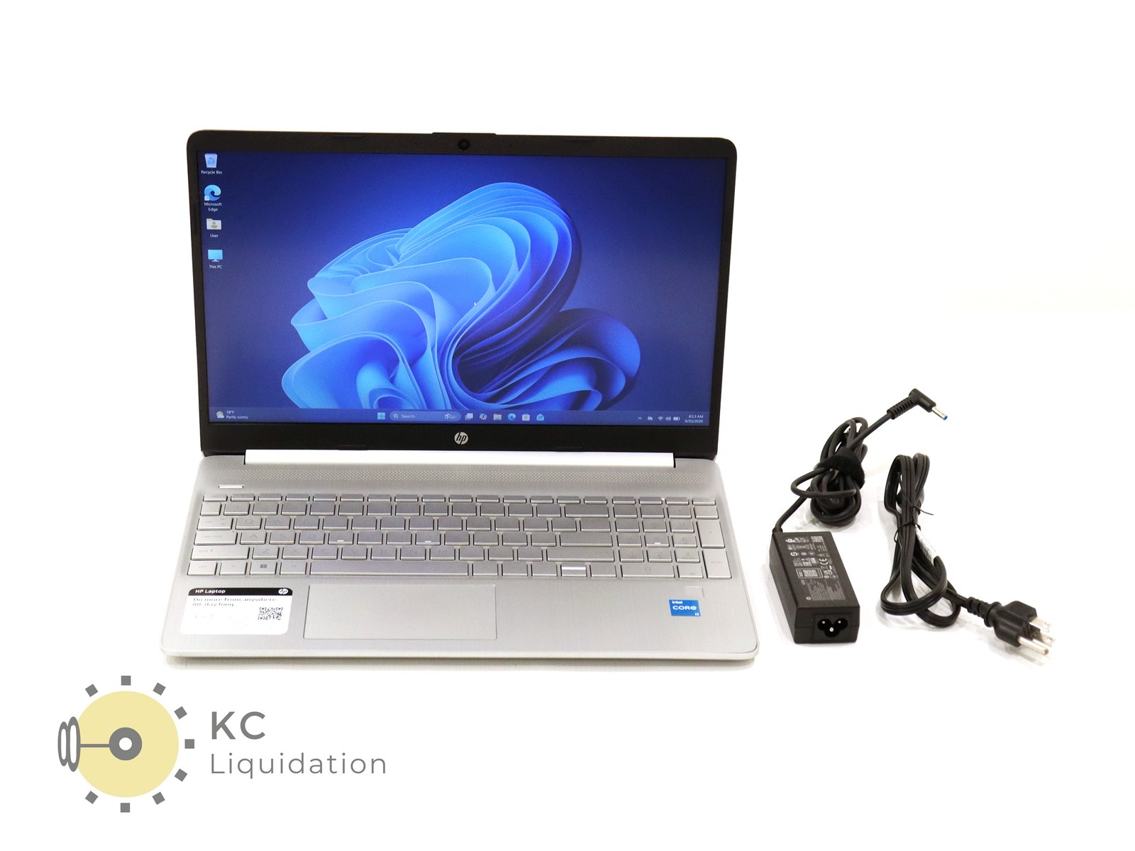 HP Laptop 15-dy2713st 15.6″ Core i3-1125G4 16GB 256GB NVMe Win 11 Home
