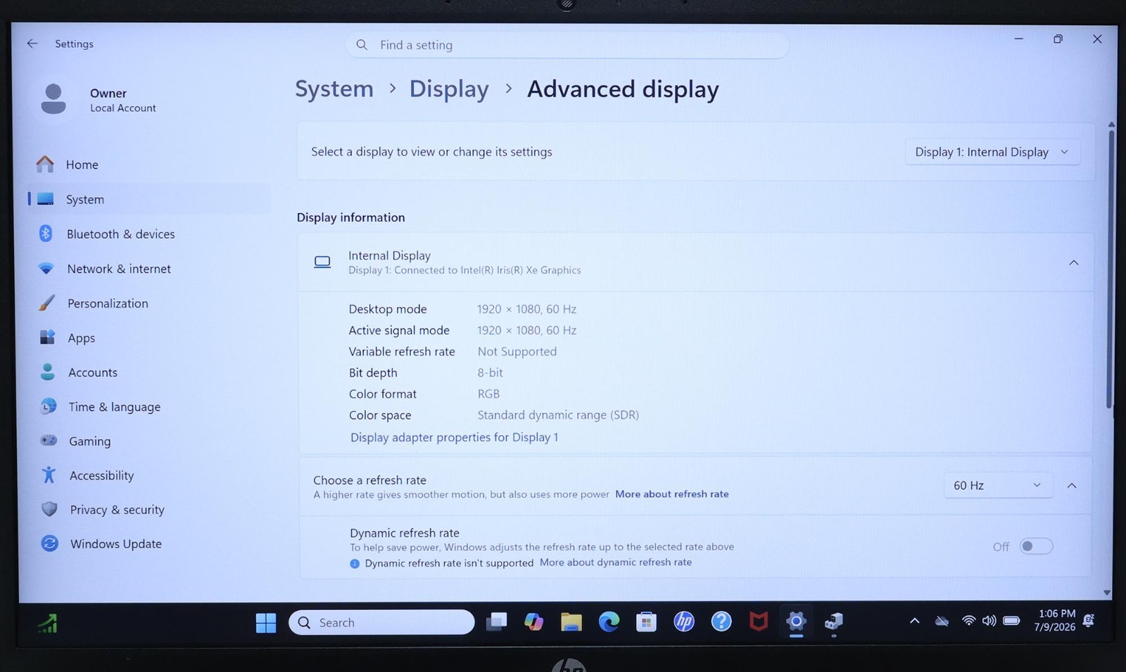 HP Laptop 14-ep0199nr Core i7-1355U 1.7GHz 16GB 512GB 14″ W11H