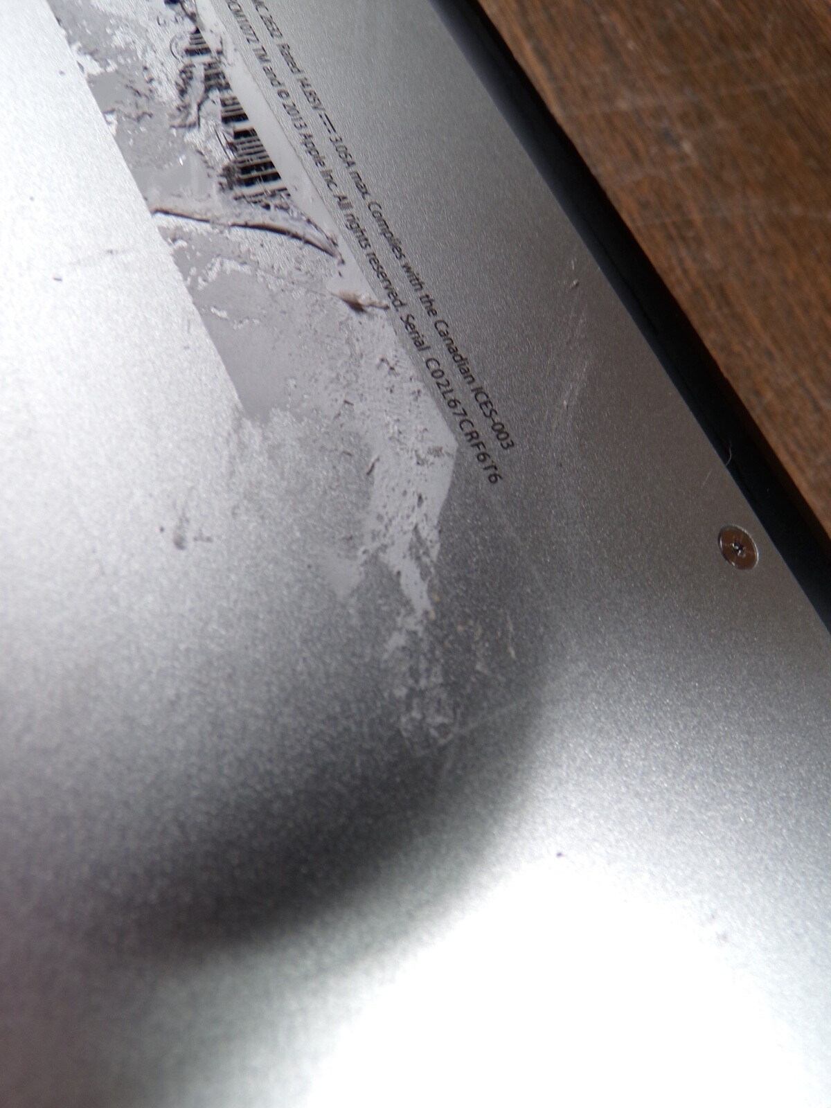 MacBook Air “Core i5″ 1.3 13” (Mid-2013) 1.3 GHz Core i5 (i5-4250U) 4GB RAM