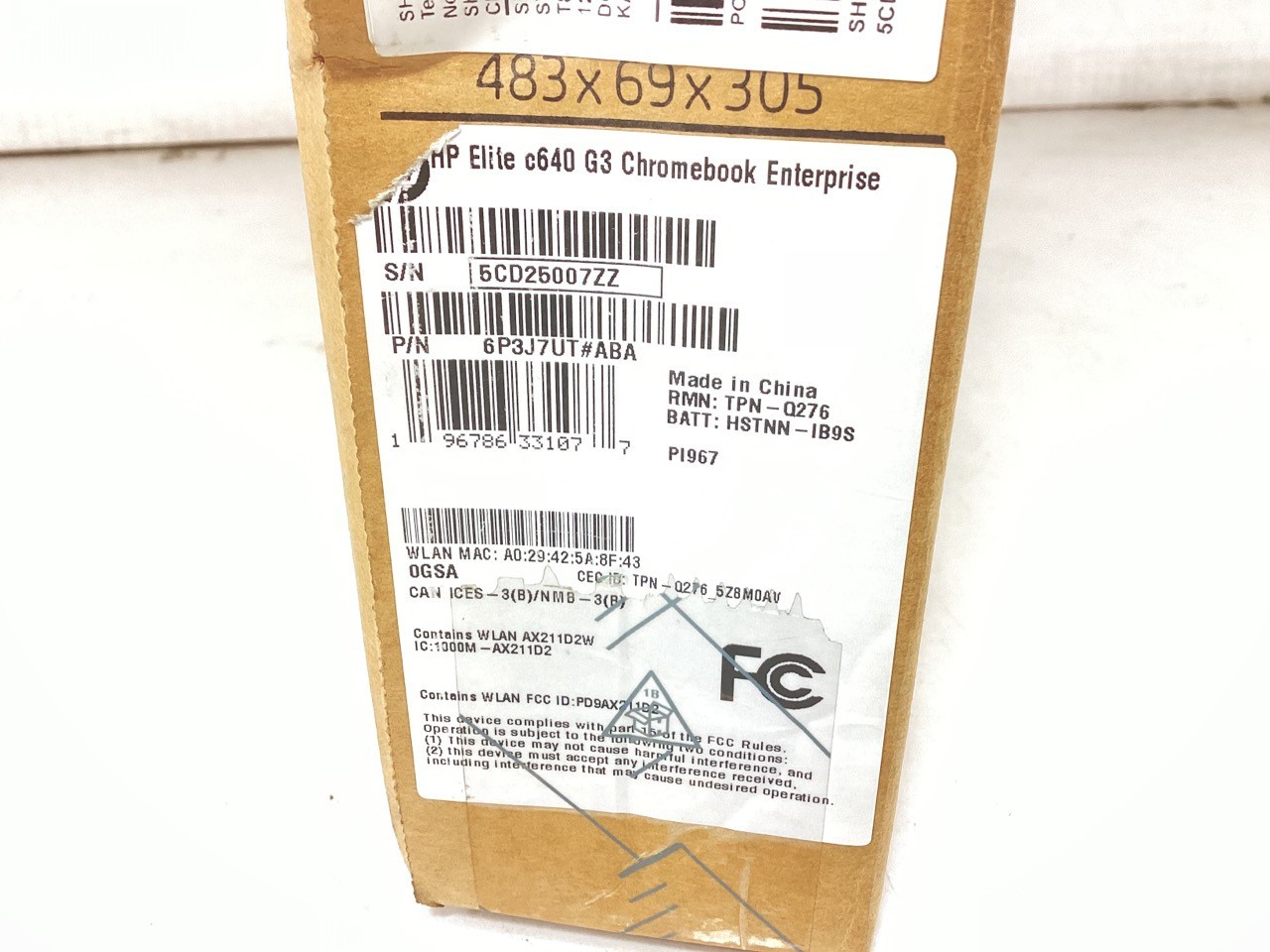 HP Elite c640 G3 14″ FHD i5-1245U 8GB 256GB vPro Chrome OS – 6P3J7UT#ABA
