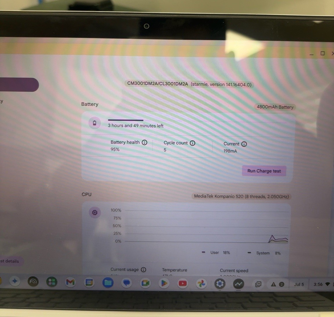 ASUS Chromebook Detachable CM3001 10.5” 8GB RAM 128GB ChromeOS Keyboard Included