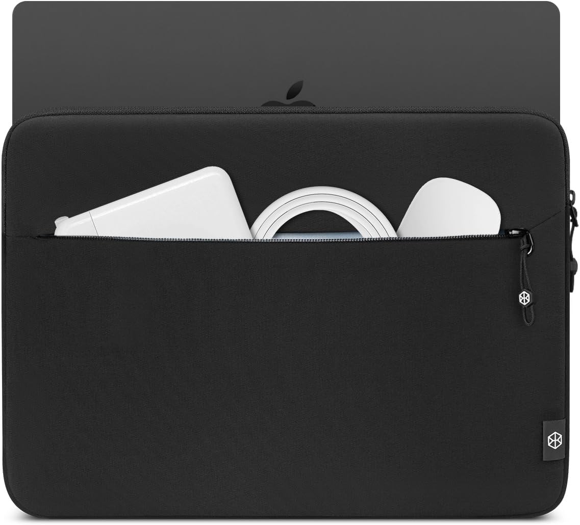 Sleeve for 14-Inch Laptop, 360° Protective, Slim Bag with Accessory Pocket