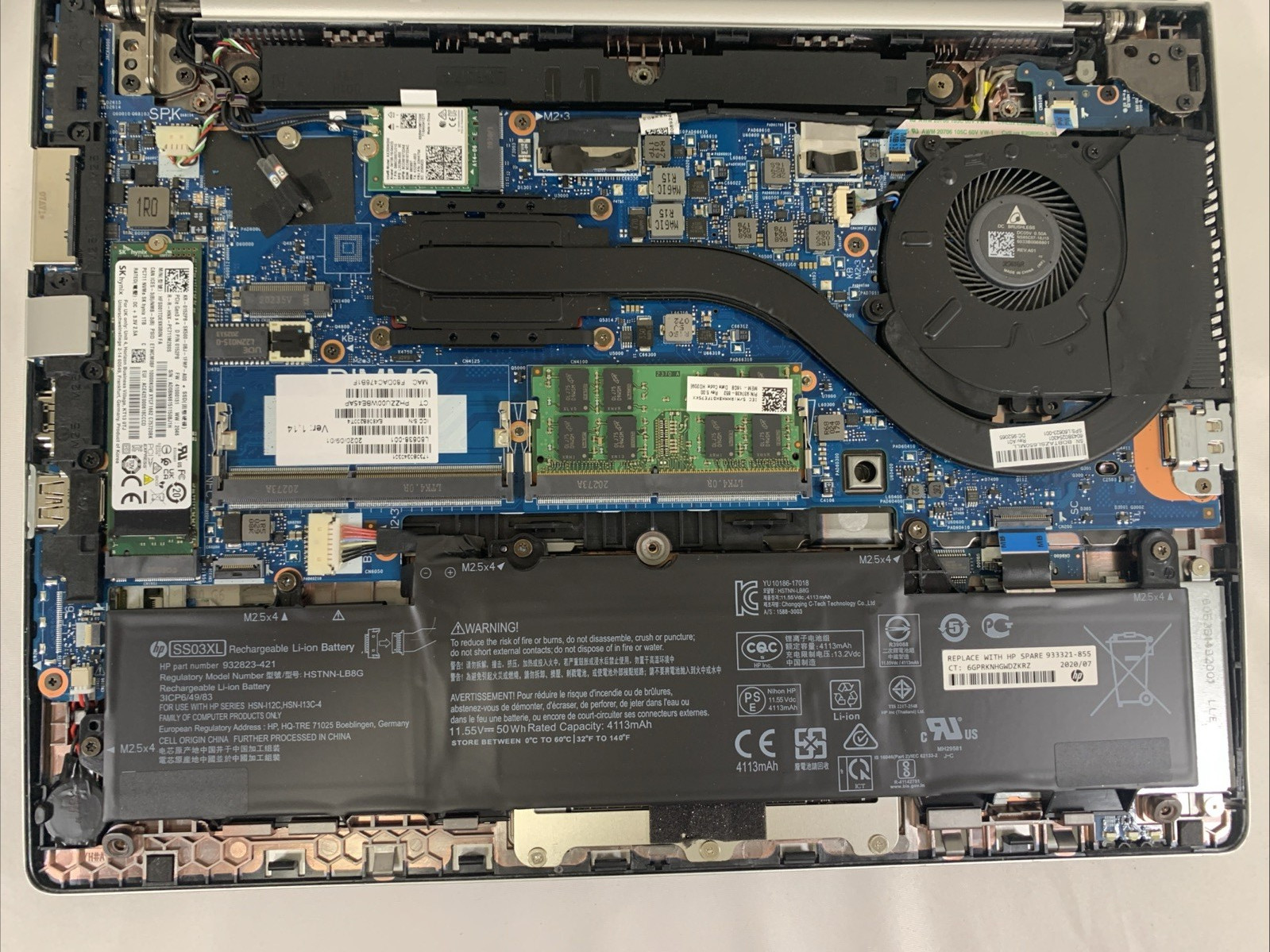 HP EliteBook 830 G6 Intel Core i7-8665U 1.90Ghz 16GB RAM 1TB SSD W11Pro