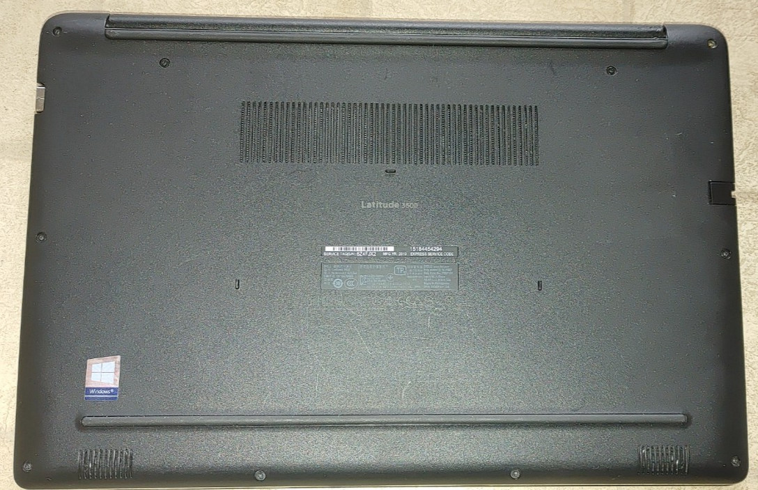 Dell Latitude 3500 Intel Core i5-8265u 8th Gen 1080p laptop Parts Repair