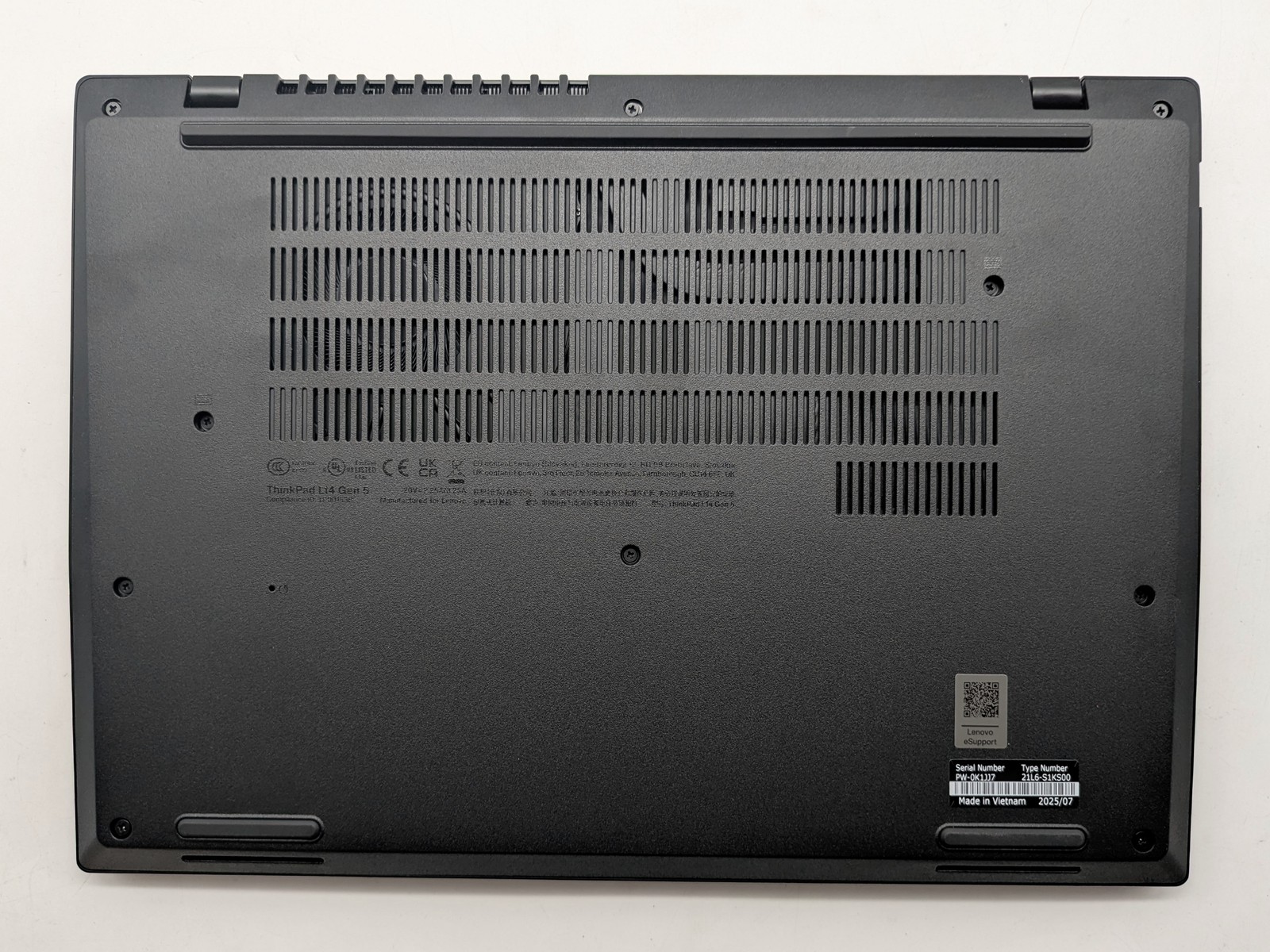 Lenovo ThinkPad L14 Gen 5 14″ FHD+ RYZEN 5 PRO 7535U 256GB 16GB W11P Warranty