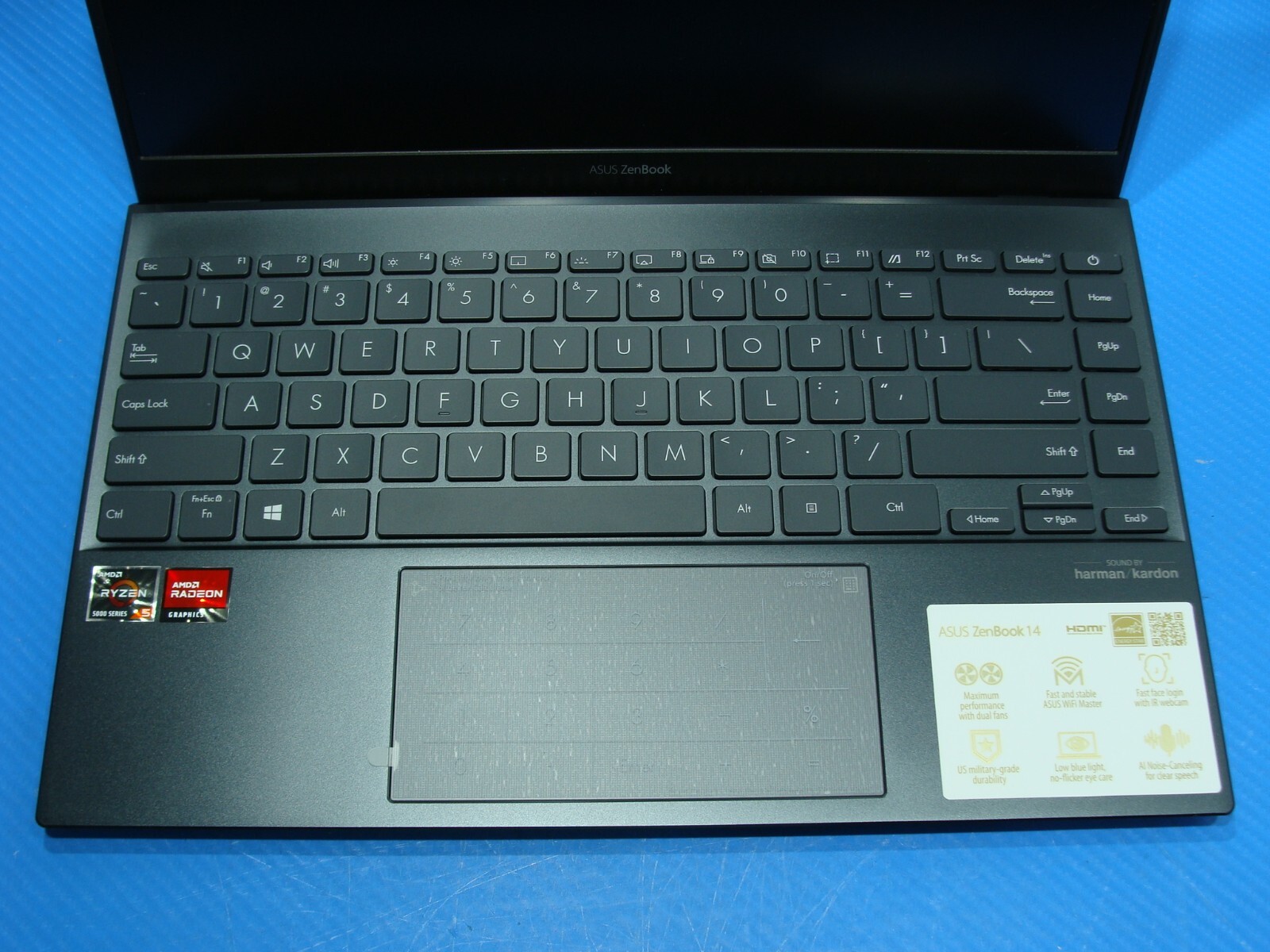 NEW! ASUS ZenBook 14 UM425QA-EH51 14″ AMD Ryzen 5 5600H 3.3GHz 8GB 512GB 1cycles