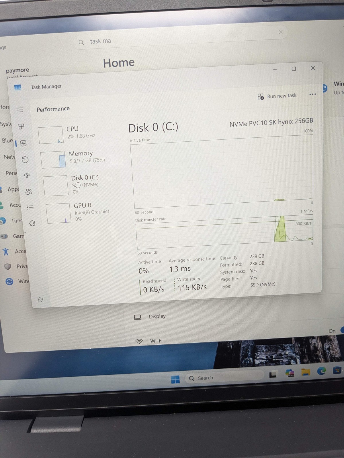 Dell Pro PC16250 16″ Core 3 100U 1.2GHz 8GB RAM 256GB SSD
