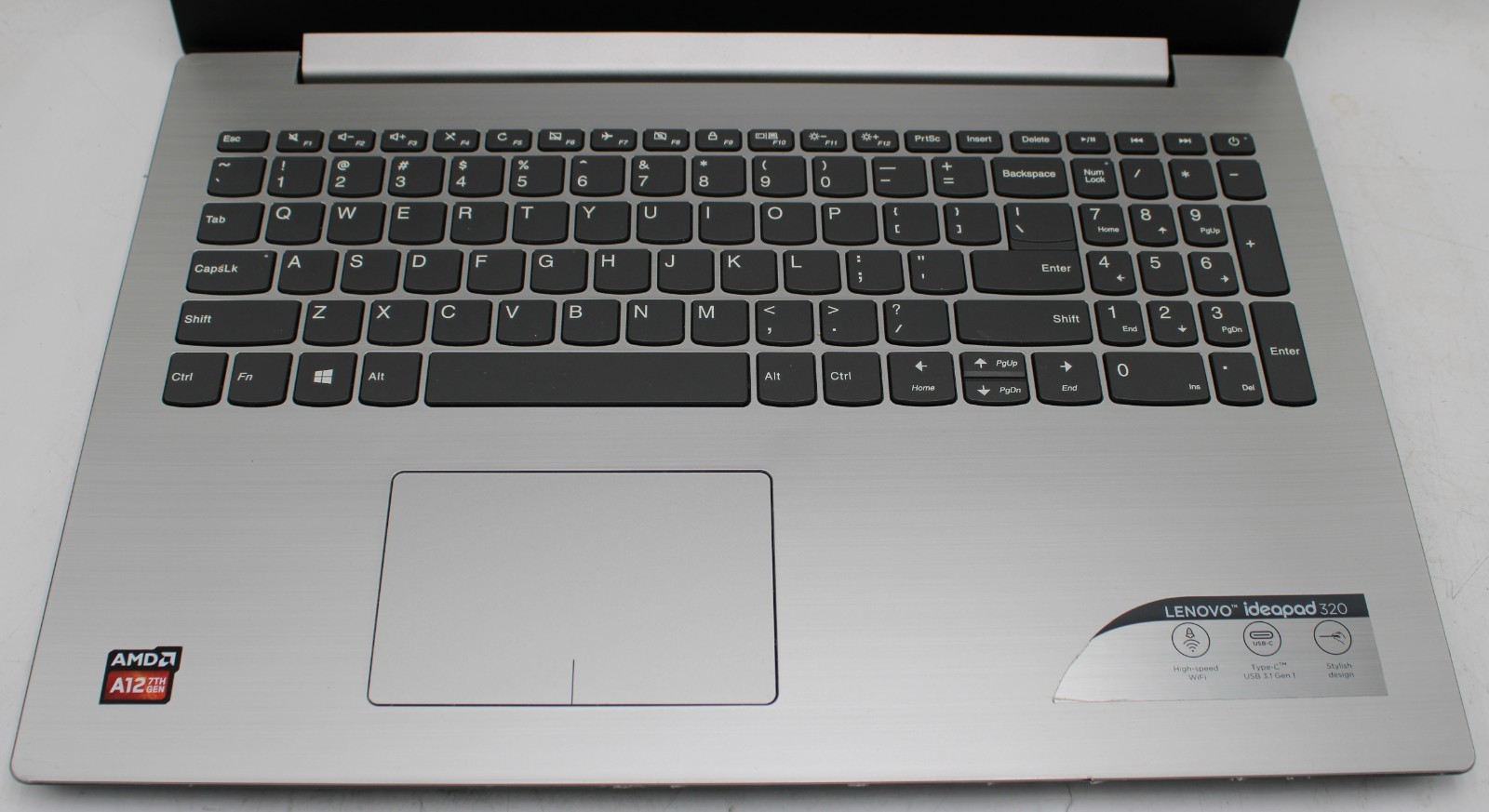 15.6″ Lenovo IdeaPad 320-15ABR Laptop AMD A12-9720P @ 3.11GHz 8GB RAM 256GB SSD