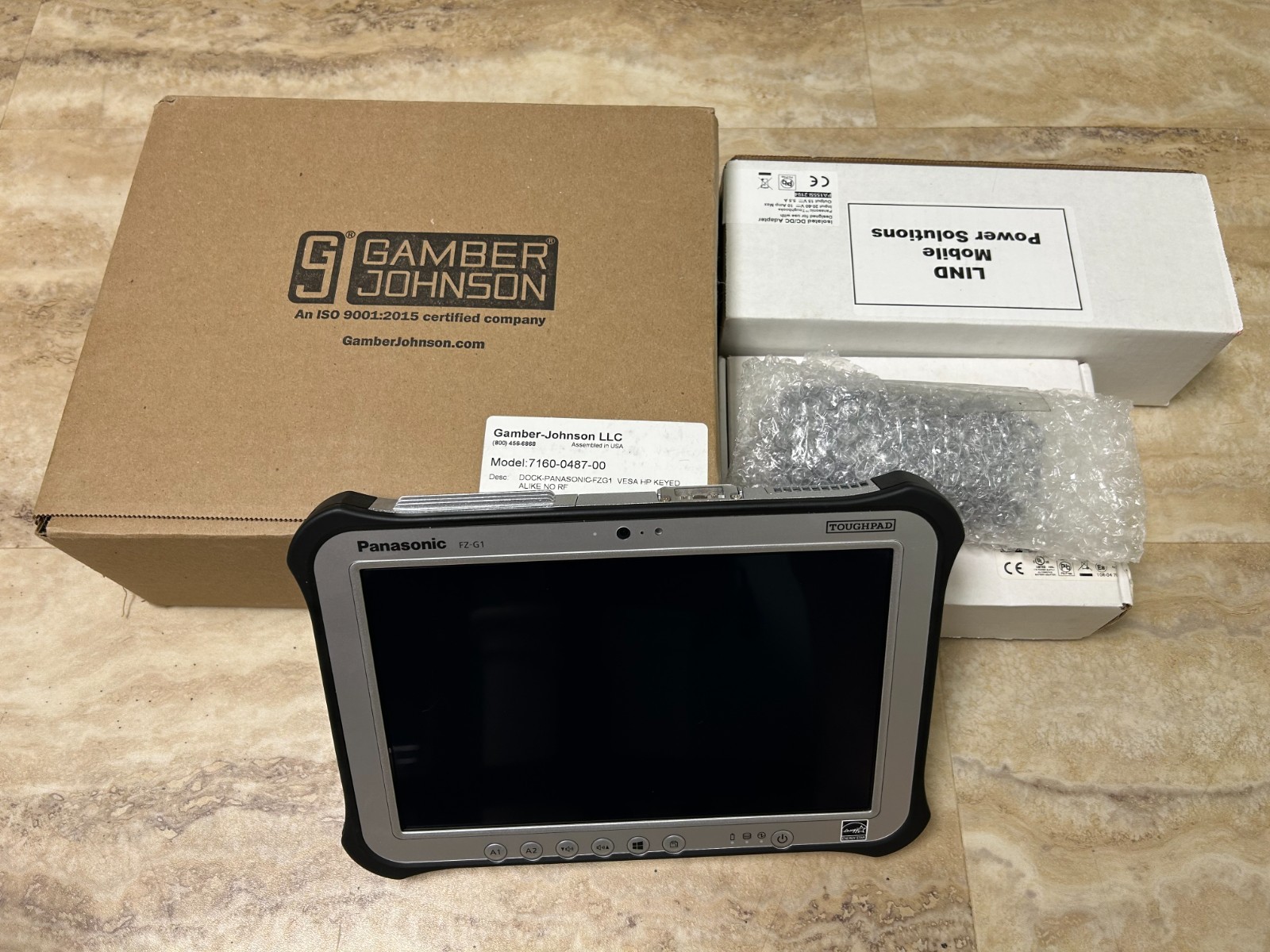 PANASONIC TOUGHPAD BUNDLE FZ-G1 MK3 Core i5 5300U 2.3GHZ 8GB RAM 128GB SSD