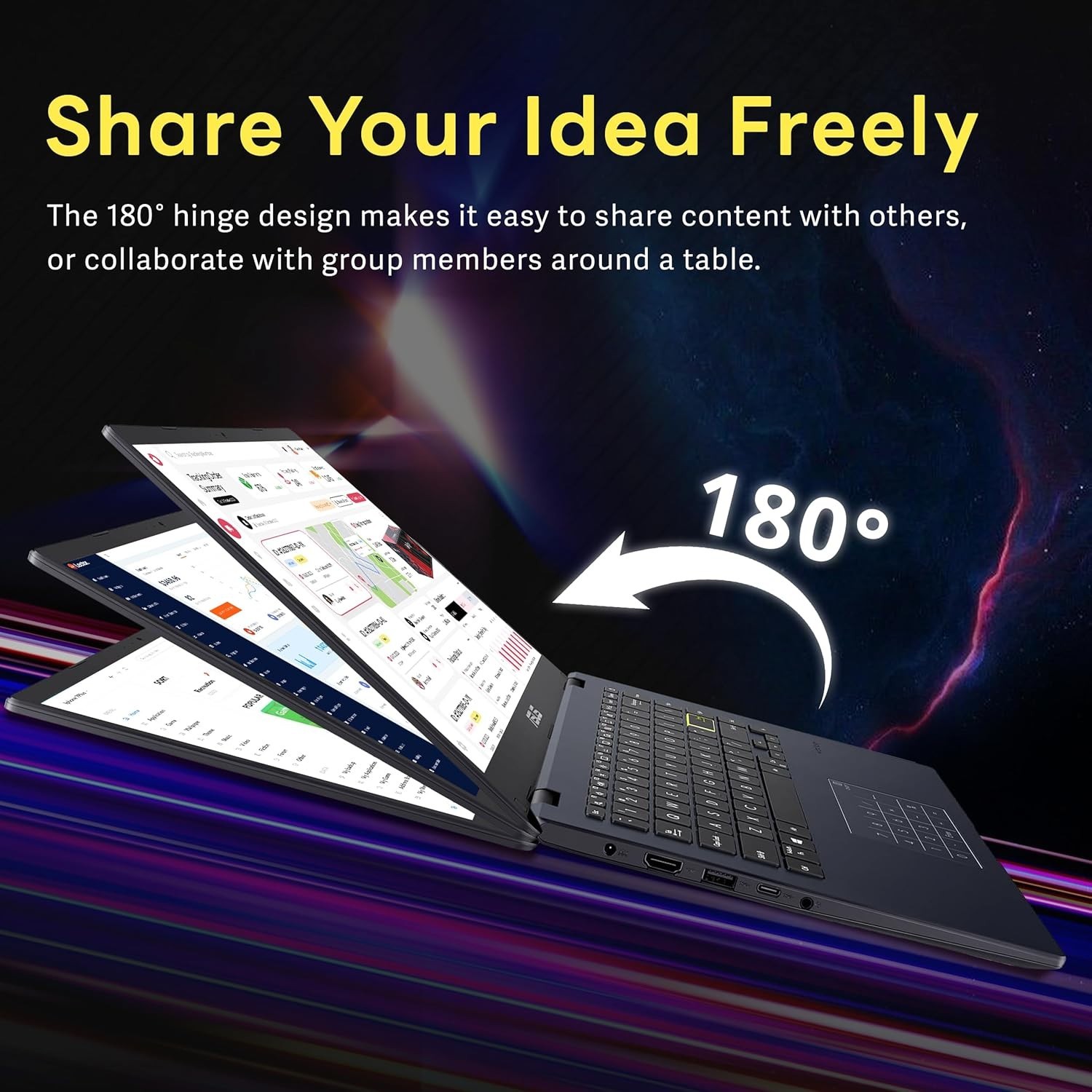 Portable 14″ FHD Laptop – 4GB RAM, Bluetooth 5.1, Intel UHD Graphics, Black