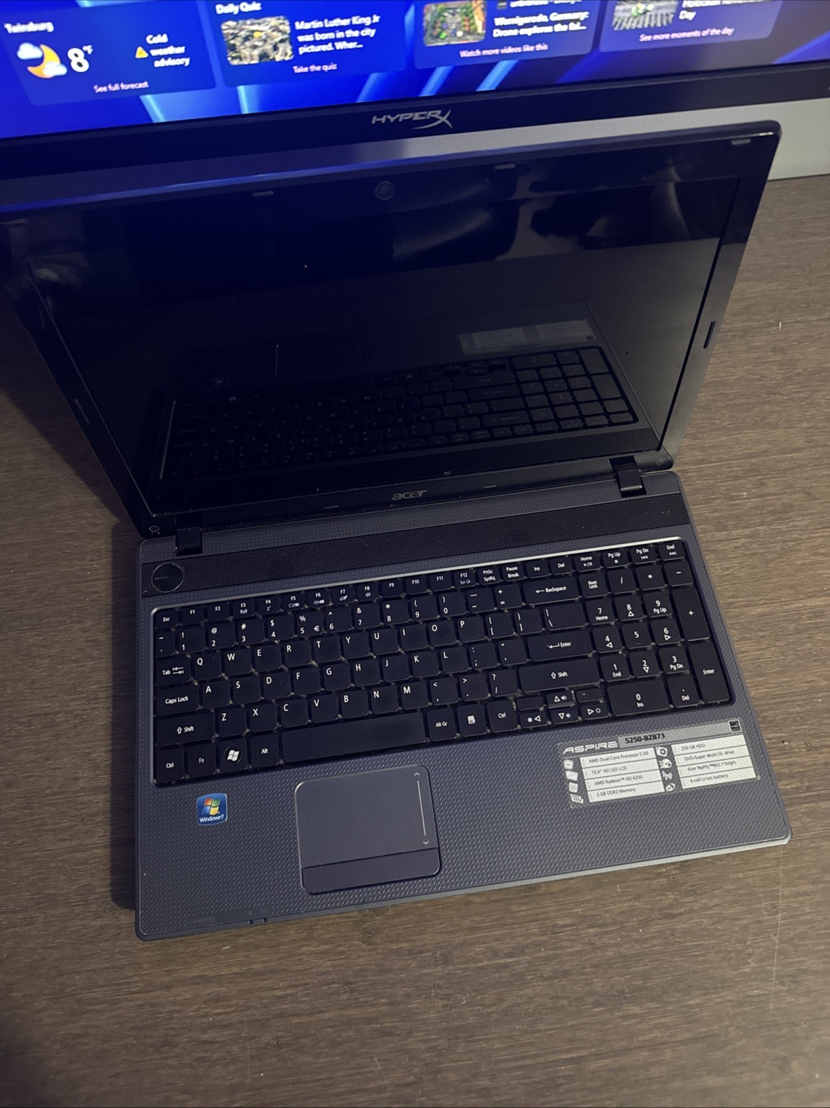Acer Aspire 5250-BZ873 Laptop UNTESTED AS IS