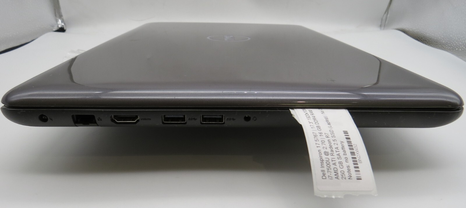 Dell Inspiron 17 5767-17.3″-i7-7500U@2.70GHz-16GB RAM-250GB 2.5 SSD-NO OS *READ*