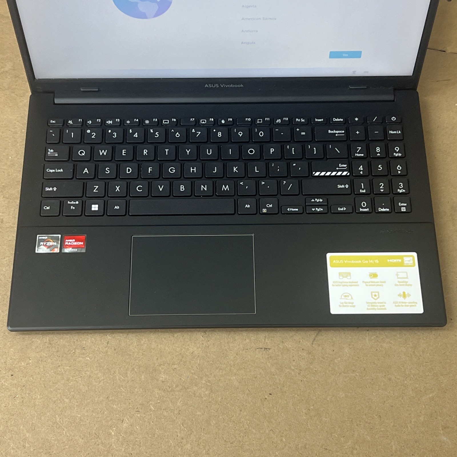 ASUS VivoBook Go E1504FA AMD Ryzen 5 7520U 16GB Ram 512GB SSD – Great