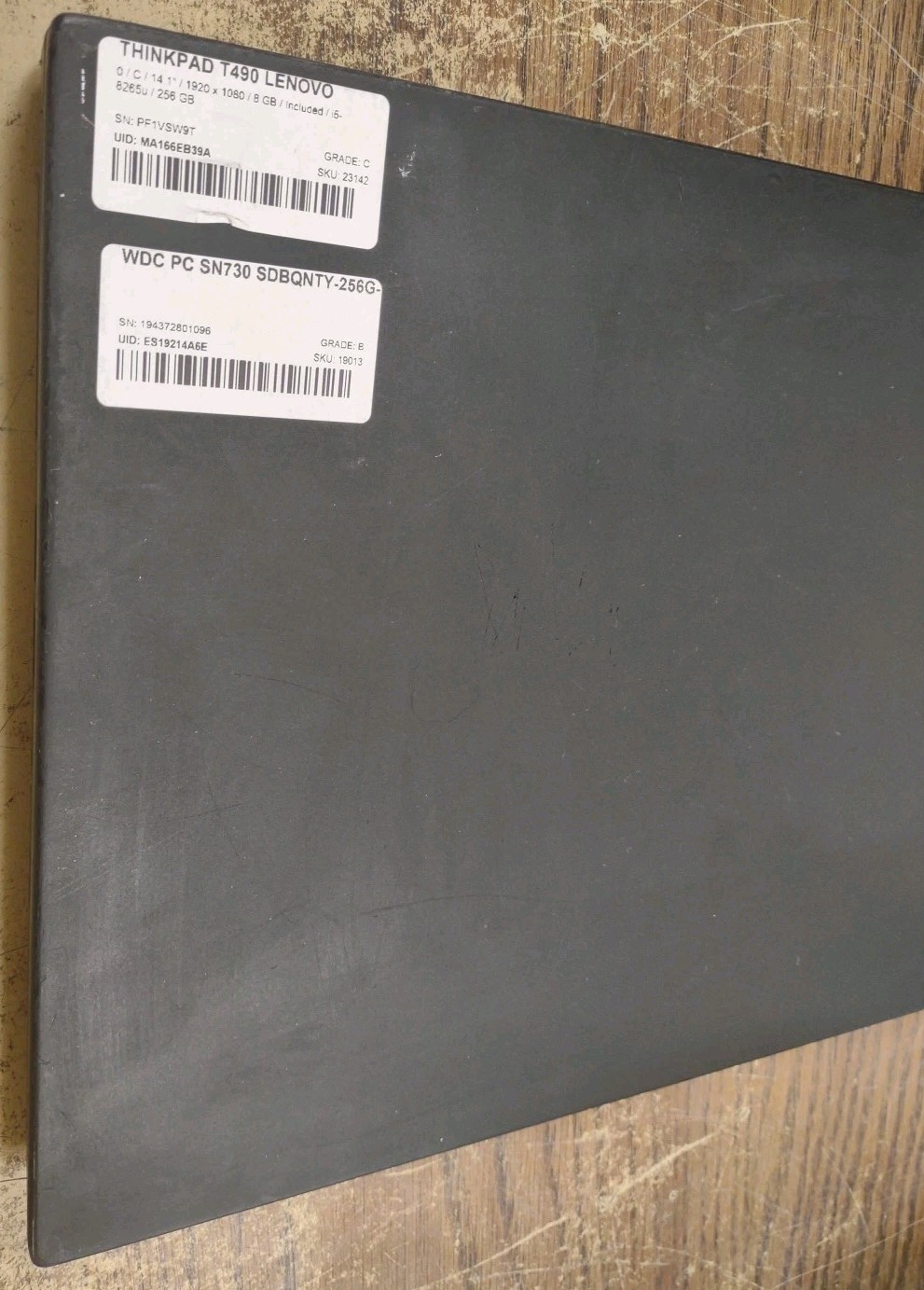 Lenovo ThinkPad T490 14″ W/ i5-8265U 1.6GHz, 8GB, 256GB
