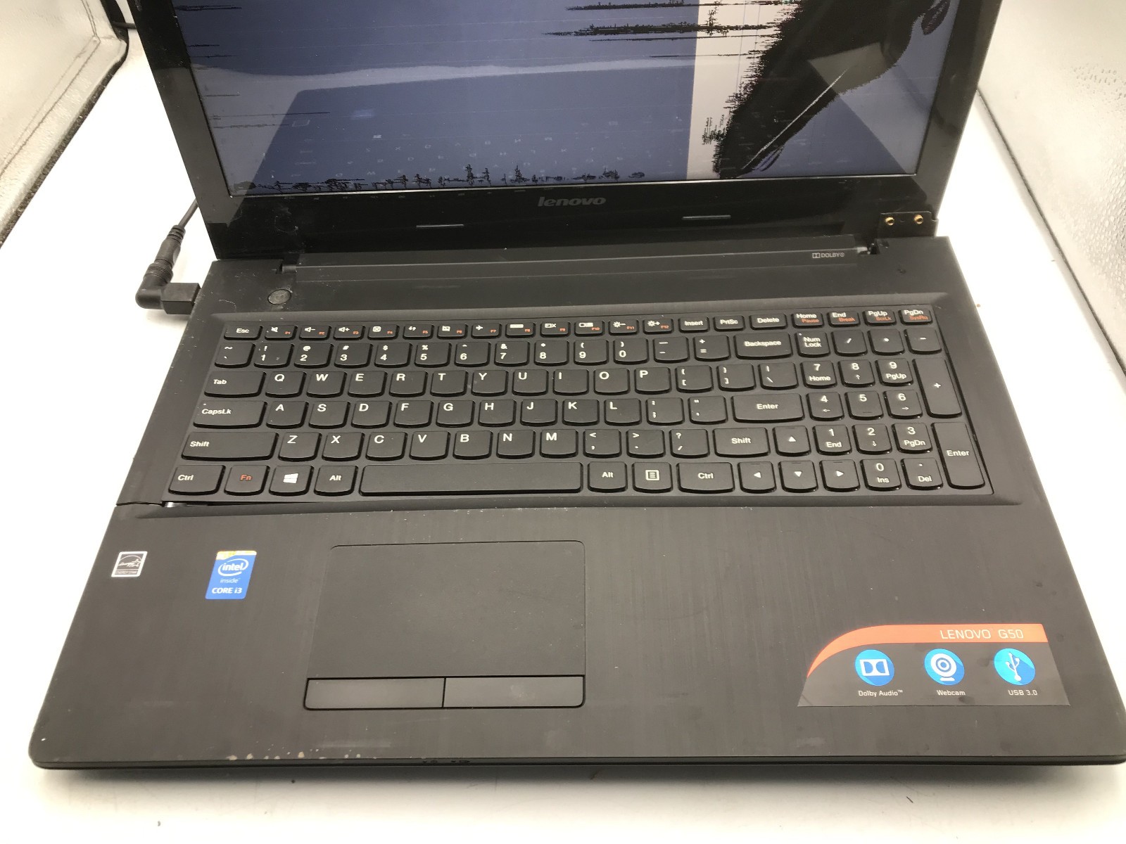 LENOVO G50 80 – FOR PARTS/REPAIR – INTEL I3 4TH GEN – NO RAM – BAD LCD -READ- BB