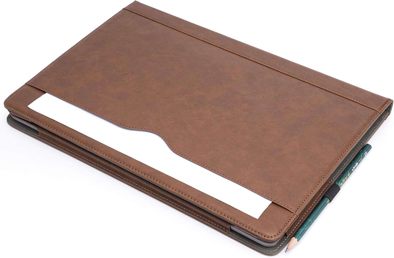 MacBook Pro Leather Case 15 Inch 2016-2019 Release (A1990 A1707) Dark Brown Slee