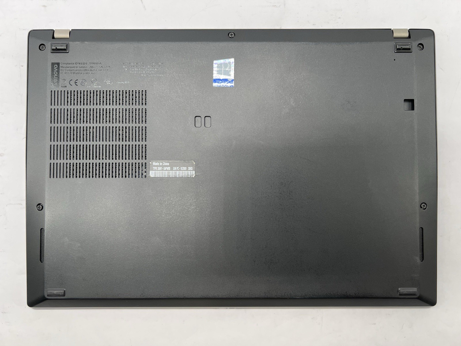 Lenovo ThinkPad T490s, i5-8365U CPU @ 1.60GHz, 16GB RAM-No HDD/OS/Charger