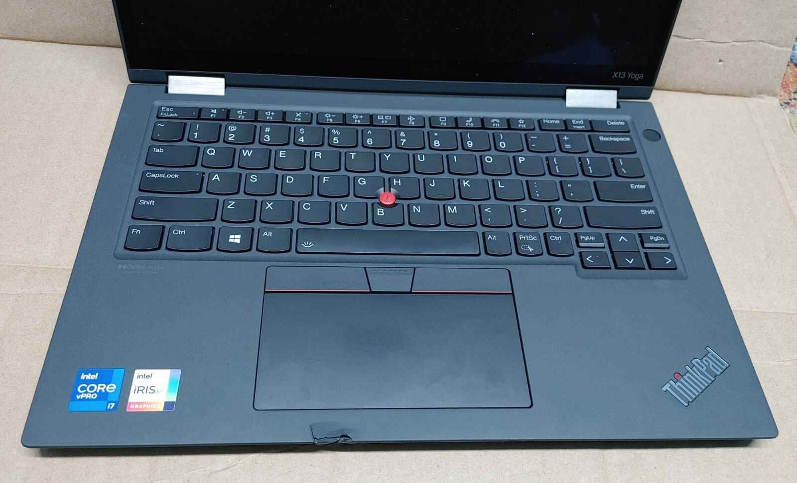 Lenovo ThinkPad X13 Yoga Gen 2 Intel i7-1185G7/ 16GB/512GB SSD/Chips on body***