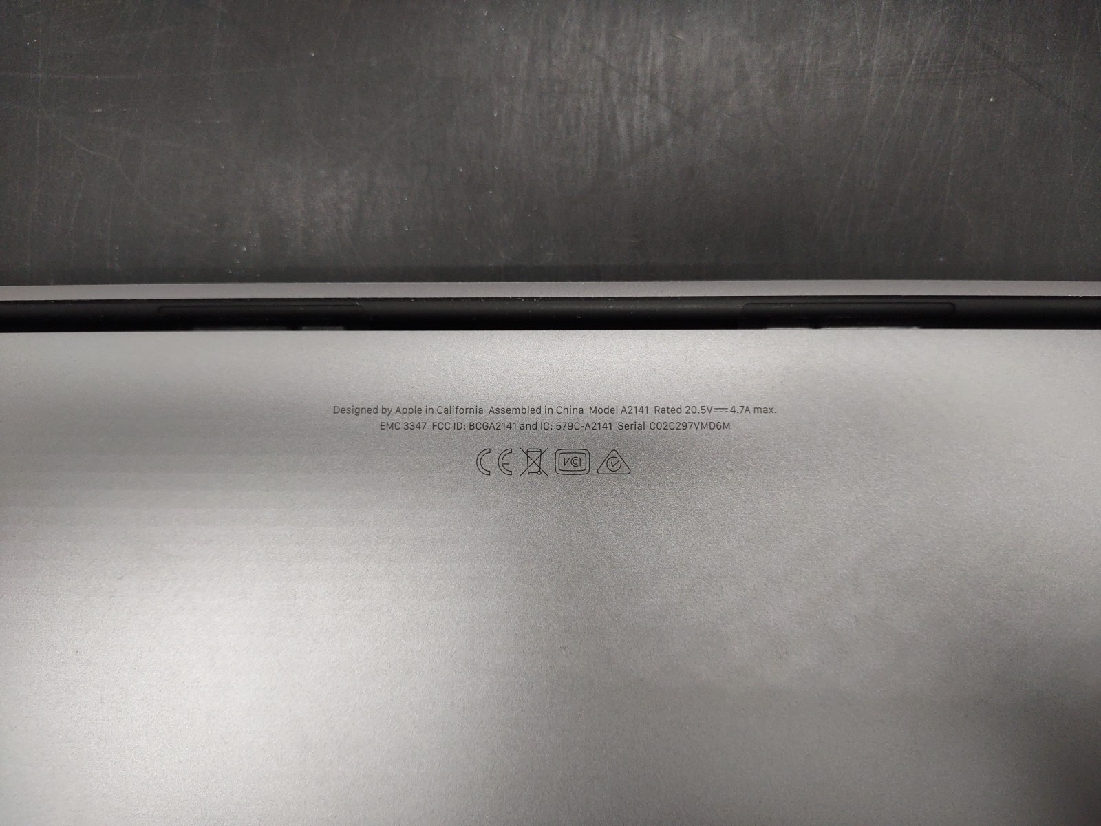 Macbook Pro 16,1 A2141 i7 9750H @ 2.60GHz 16GB RAM 500GB NVME Tahoe OS