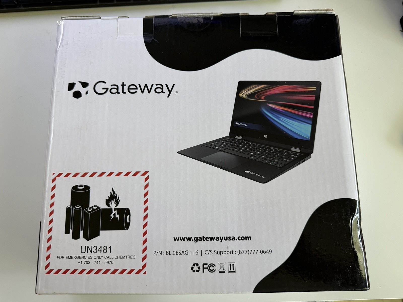 Gateway GWTC116-2BK 11.6 2-in-1 Touchscreen Celeron N4020 4GB 64GB Win 11 New