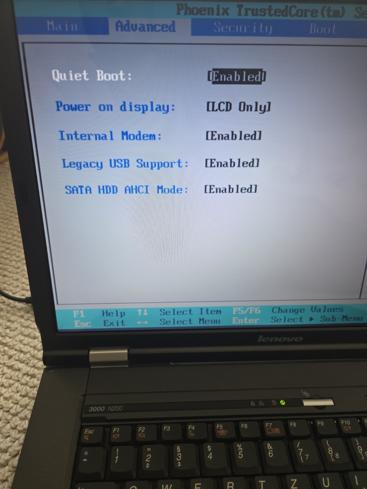Lenovo 3000 N200 RETRO Laptop Pentium Dual Core T2390 15.4″