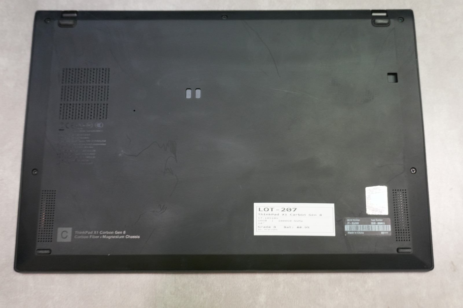 Lenovo ThinkPad X1 Carbon Gen 8 i7-10510U 16GB 1TB SSD 14in W11P AS-IS READ