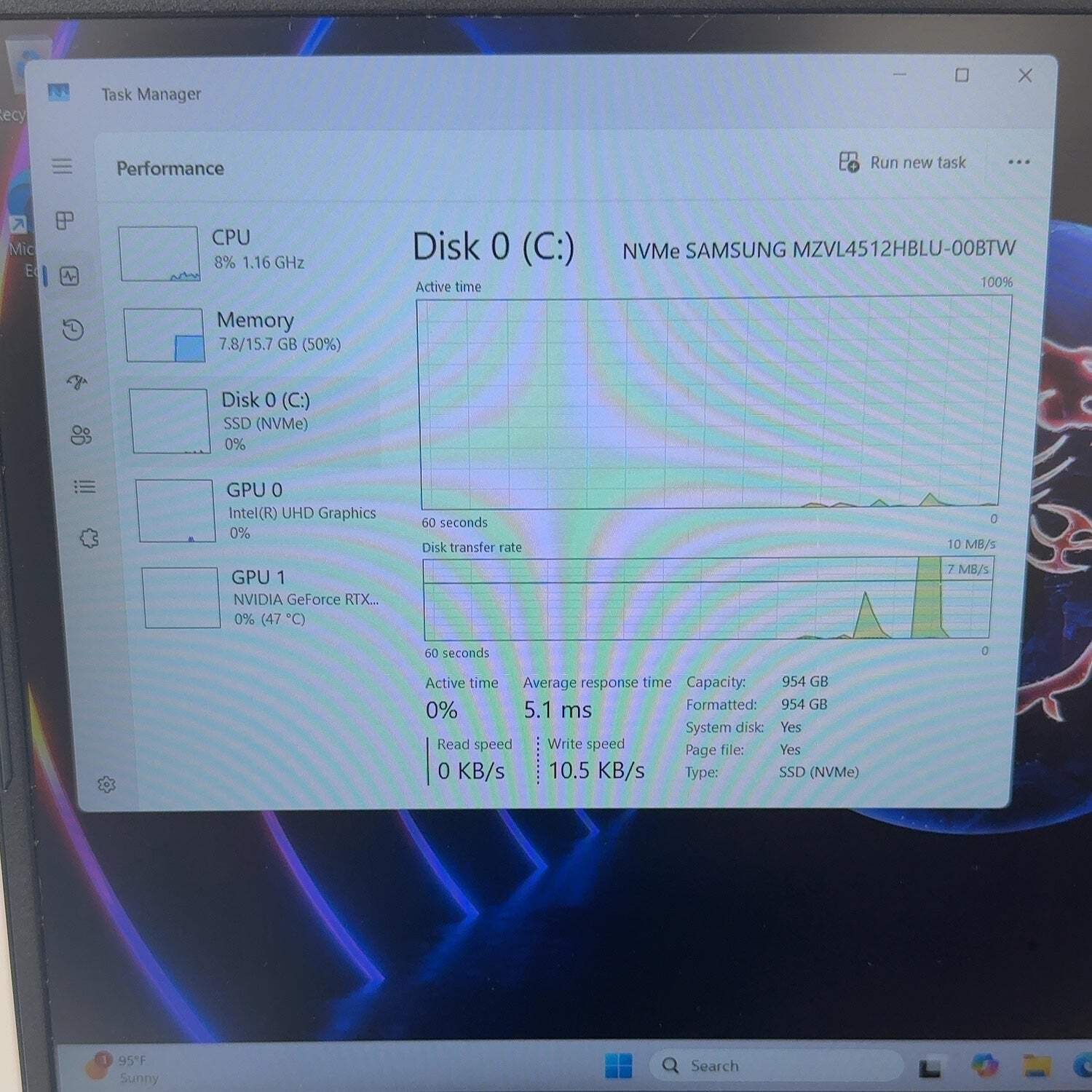 MSI Katana 15 B13VEK 15.6″ i7-13620H 2.4GHz 16GB RAM 1TB SSD GeForce RTX 4050