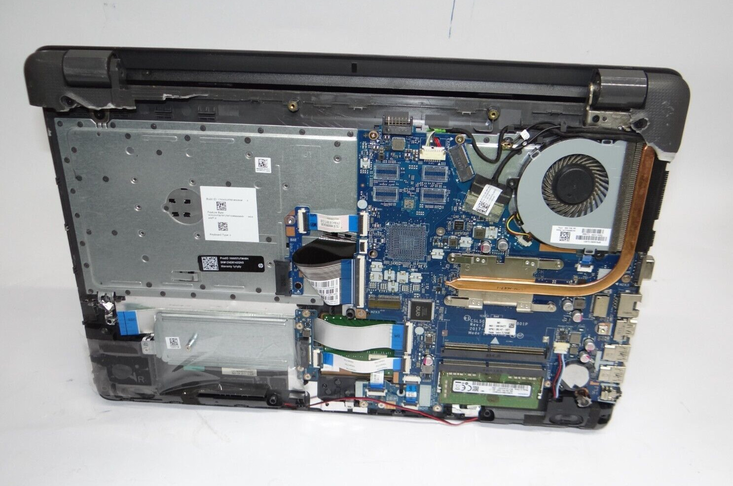 HP 250 G6 15.6” Laptop i5-7200U 2.5GHz 8GB RAM NO SSD/OS/Battery/Cover