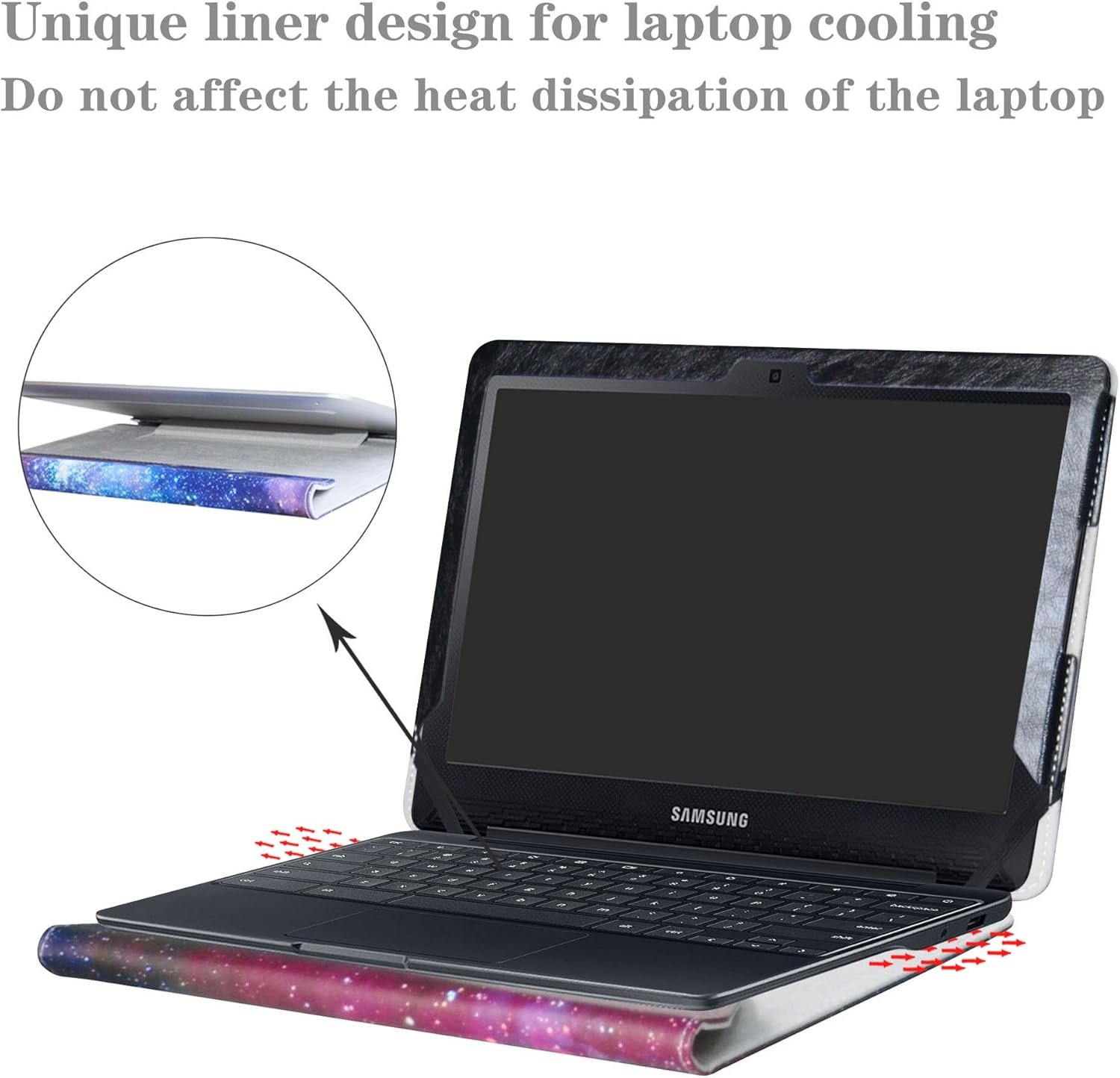 Protective Case Cover for Samsung Chromebook 4 XE310XBA & Chromebook 3 XE500C13