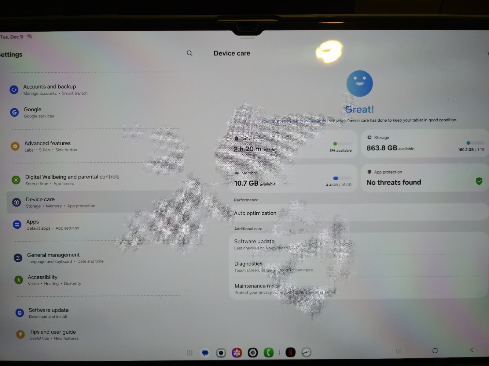Samsung Galaxy Tab S10 Ultra 1TB (1000GB) 16GB RAM 14.6 Moonstone Gray