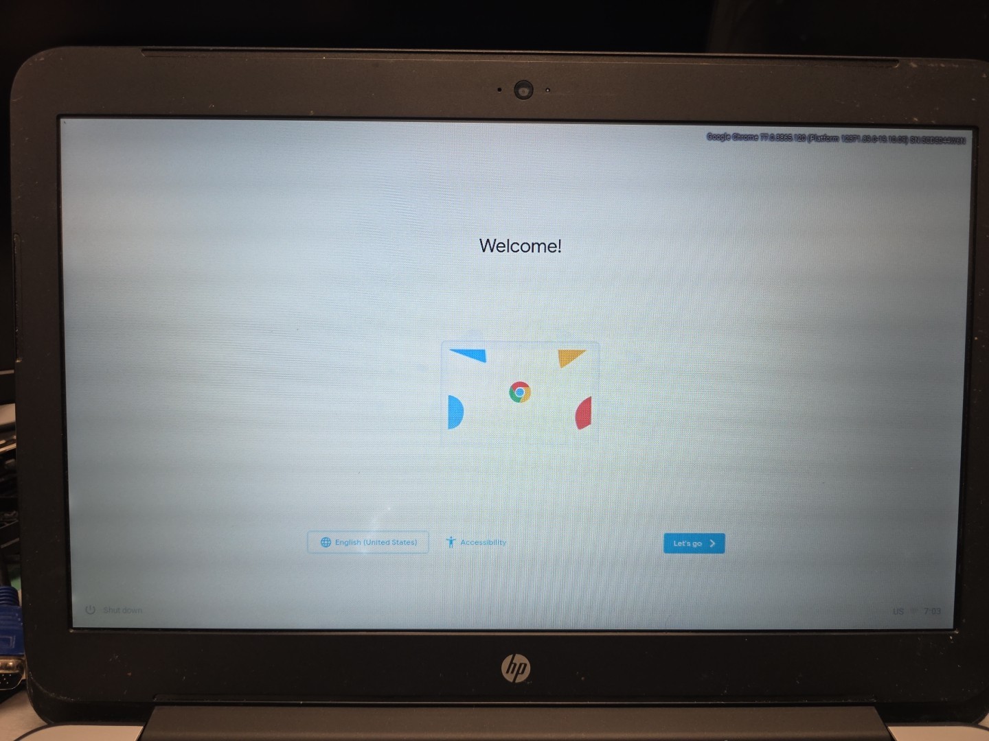 HP Chromebook 14 G3| 4GB RAM| 16GB eMMC| Chrome OS