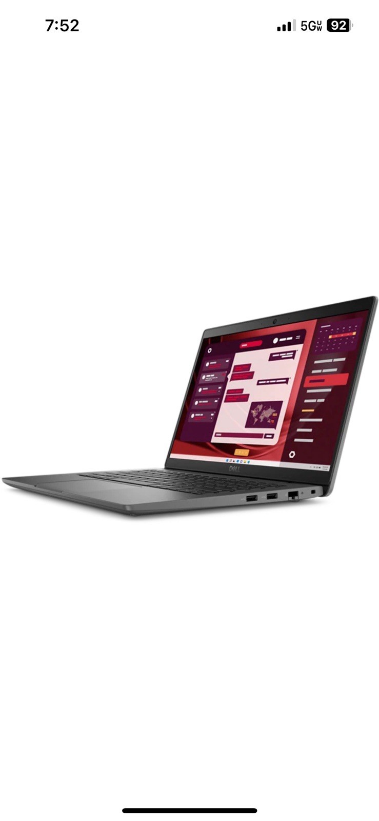 Dell Latitude 3450 13.97″ Notebook Intel i5-1335U 8GB RAM 256GB SSD W11P – 1J05C