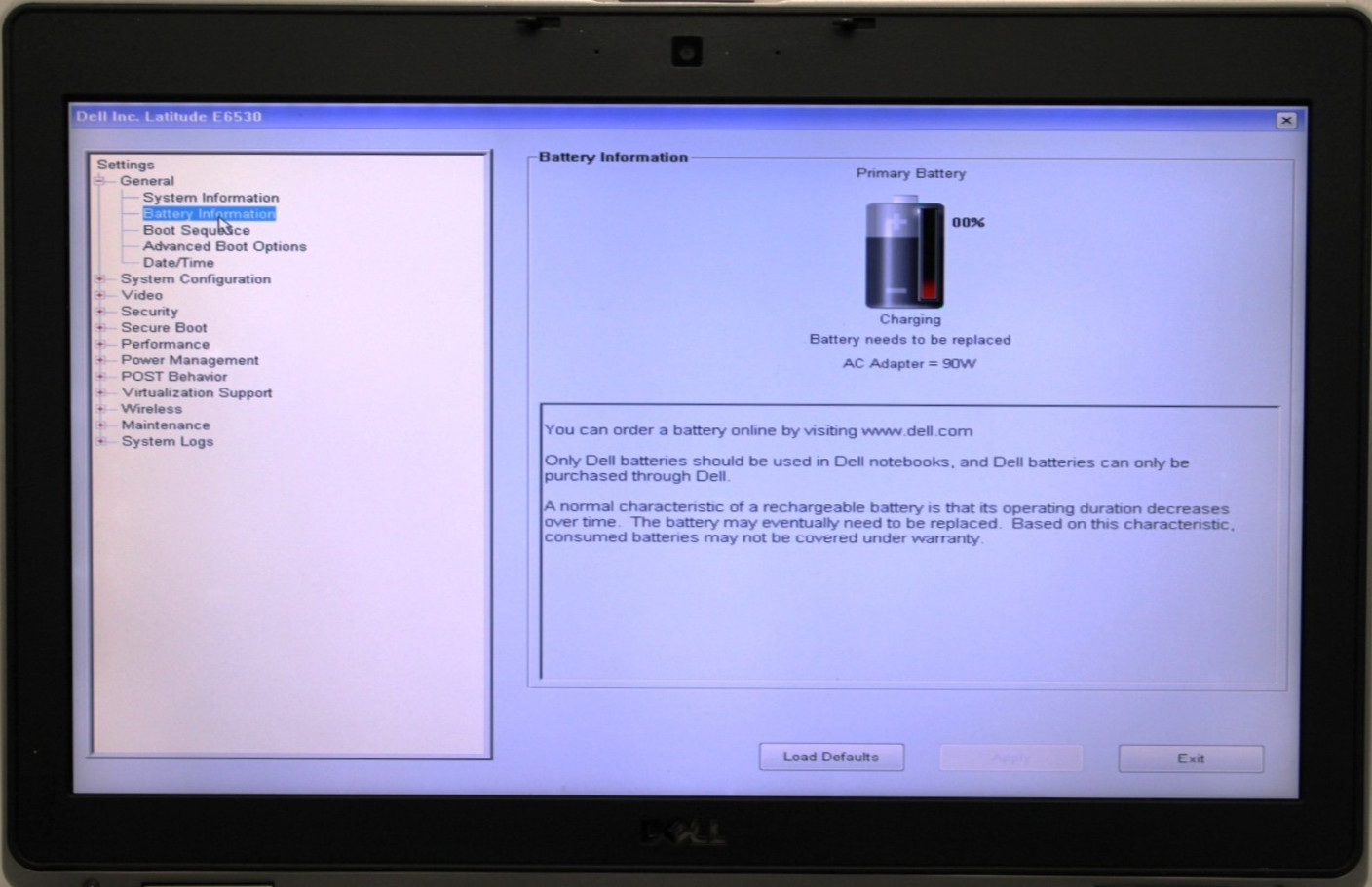 Dell Latitude E6530 i7-3520M@2.9GHz 4GB DDR3 NO STORAGE/OS/BATT *USED/TESTED*