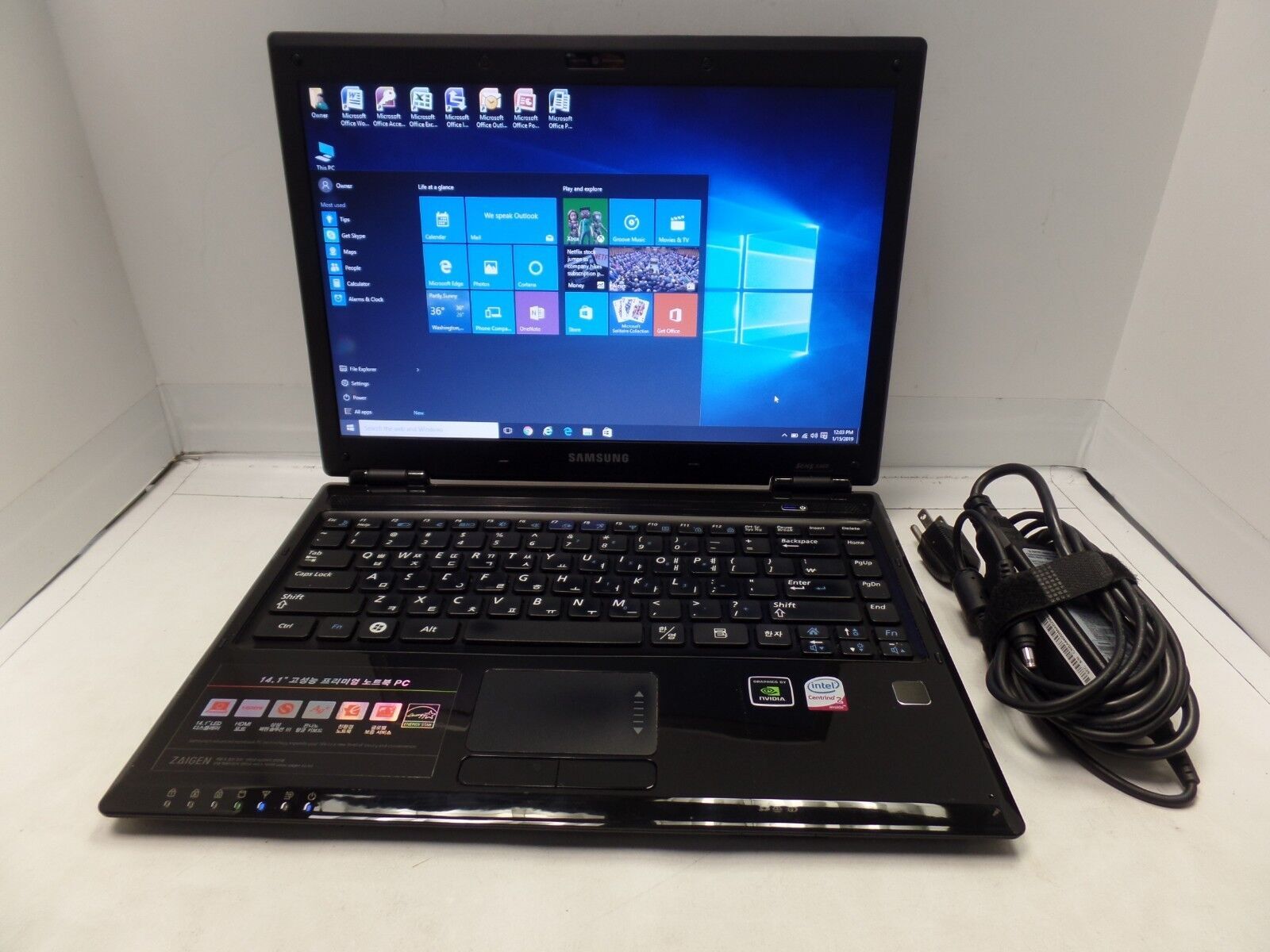 Rare 14.1″ Samsung Sens X460 2.26GHz P8400 4GB 250GB Win10 Pro GeForce 9200M