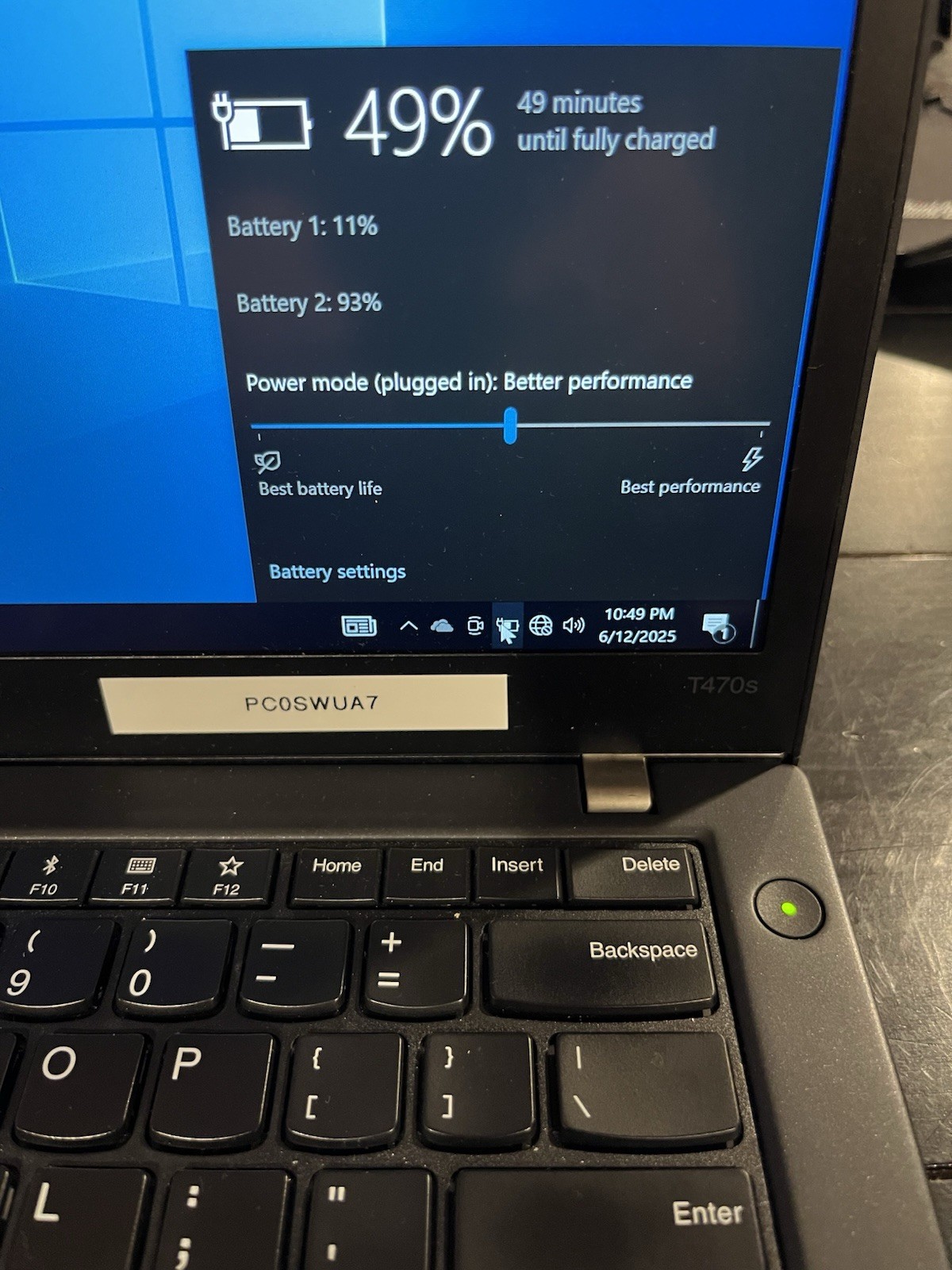 Lenovo ThinkPad T470s 14″ 8GB RAM 256GB Win10 Charger Included