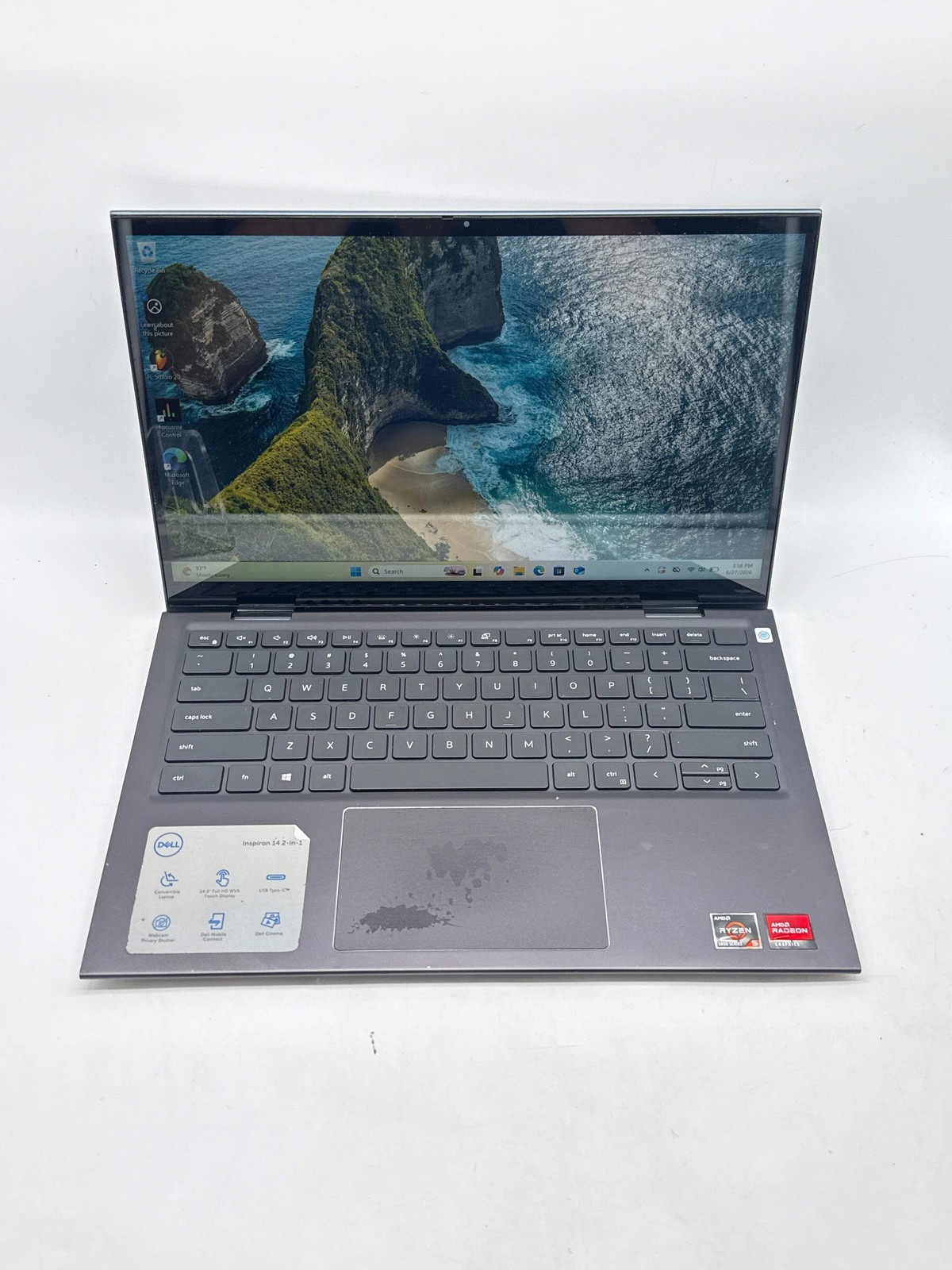 Dell Inspiron 7415 2-in-1 Ryzen 5 5500U 8GB RAM 256GB SSD – Used