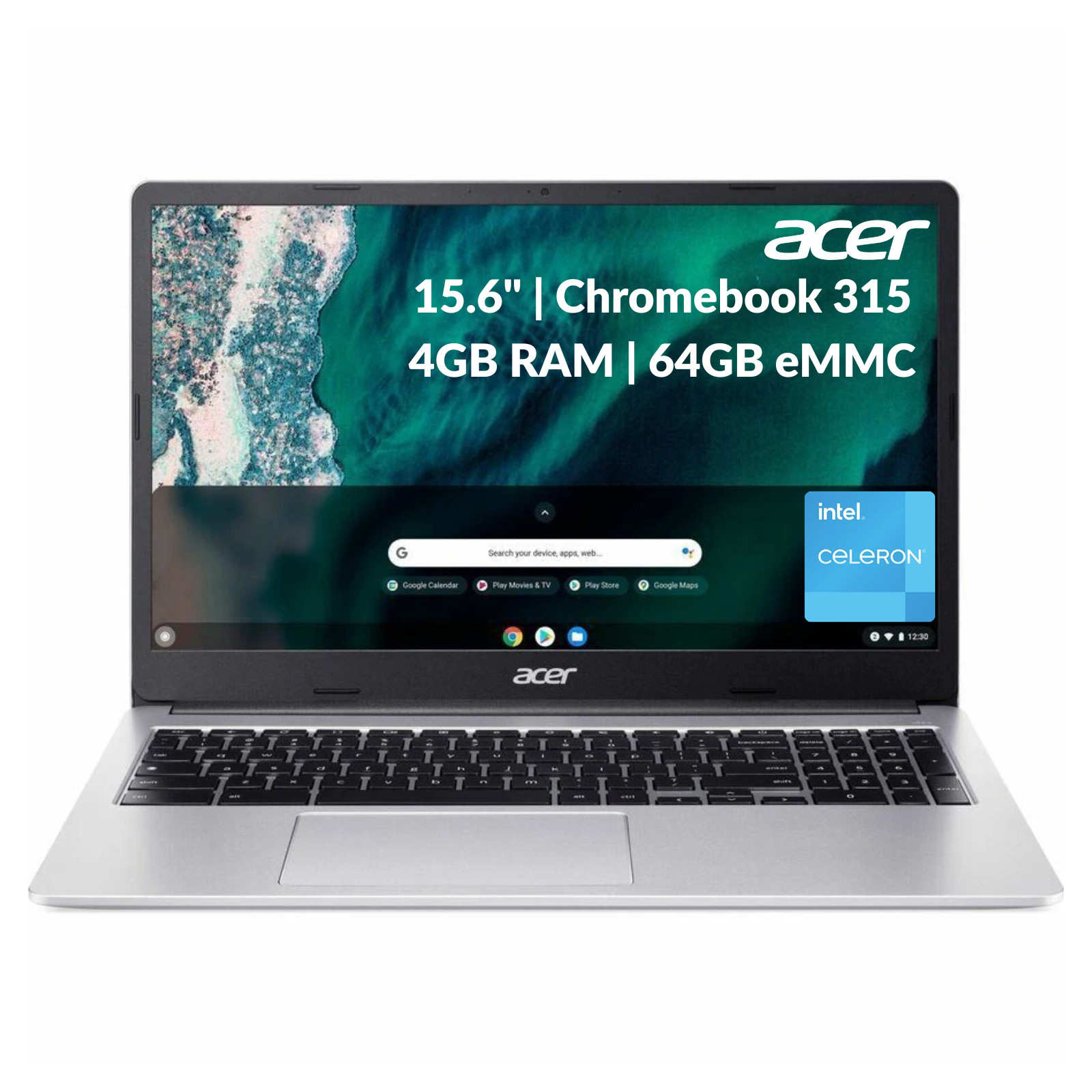 Acer Chromebook 315 Intel Celeron N4500 4GB RAM FHD – Certified Refurbished