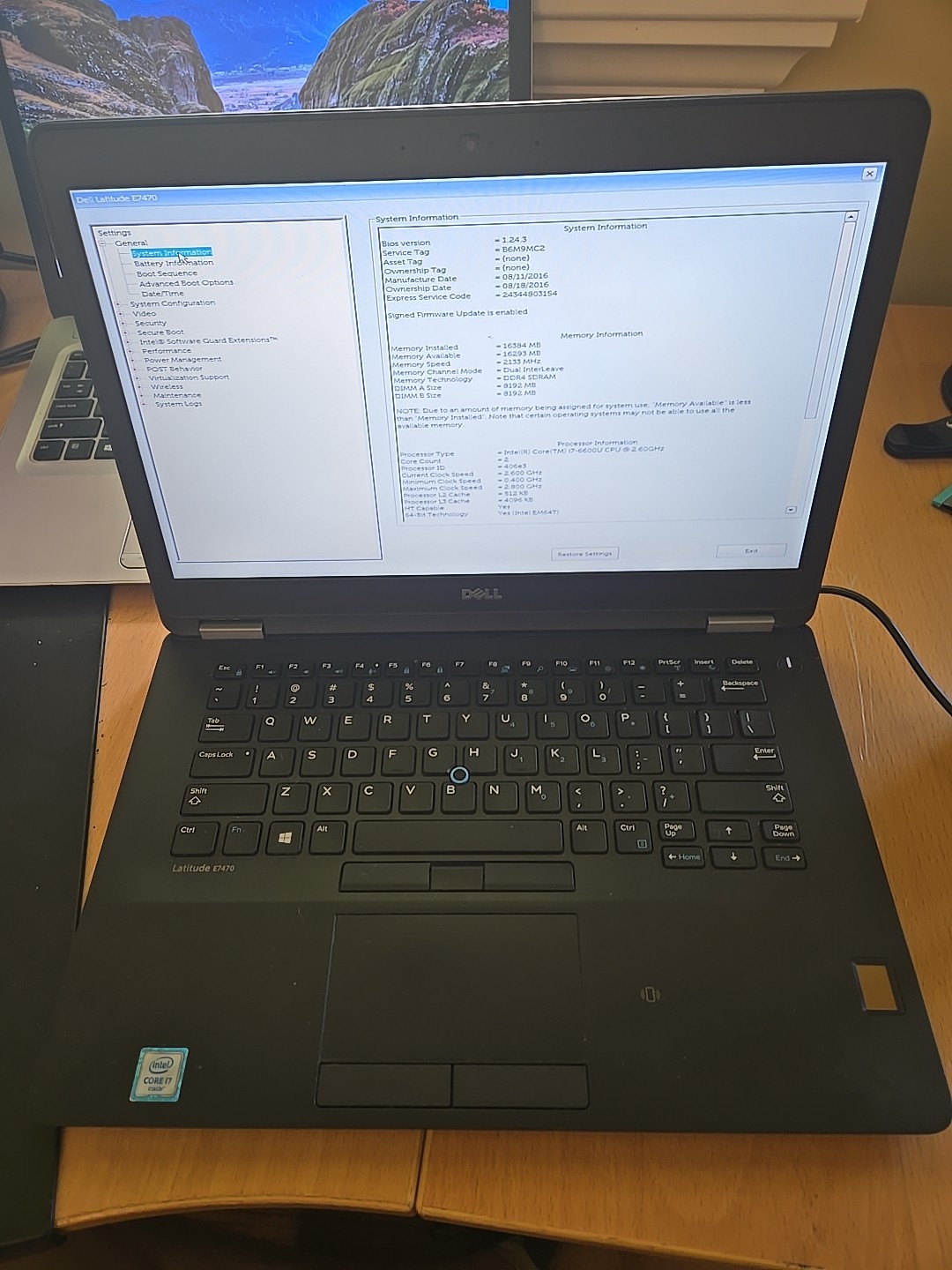 Dell Laptop Latitude E7470 14″ Intel i7-6600U @2.60GHz 16GB RAM 512GB SSD – READ