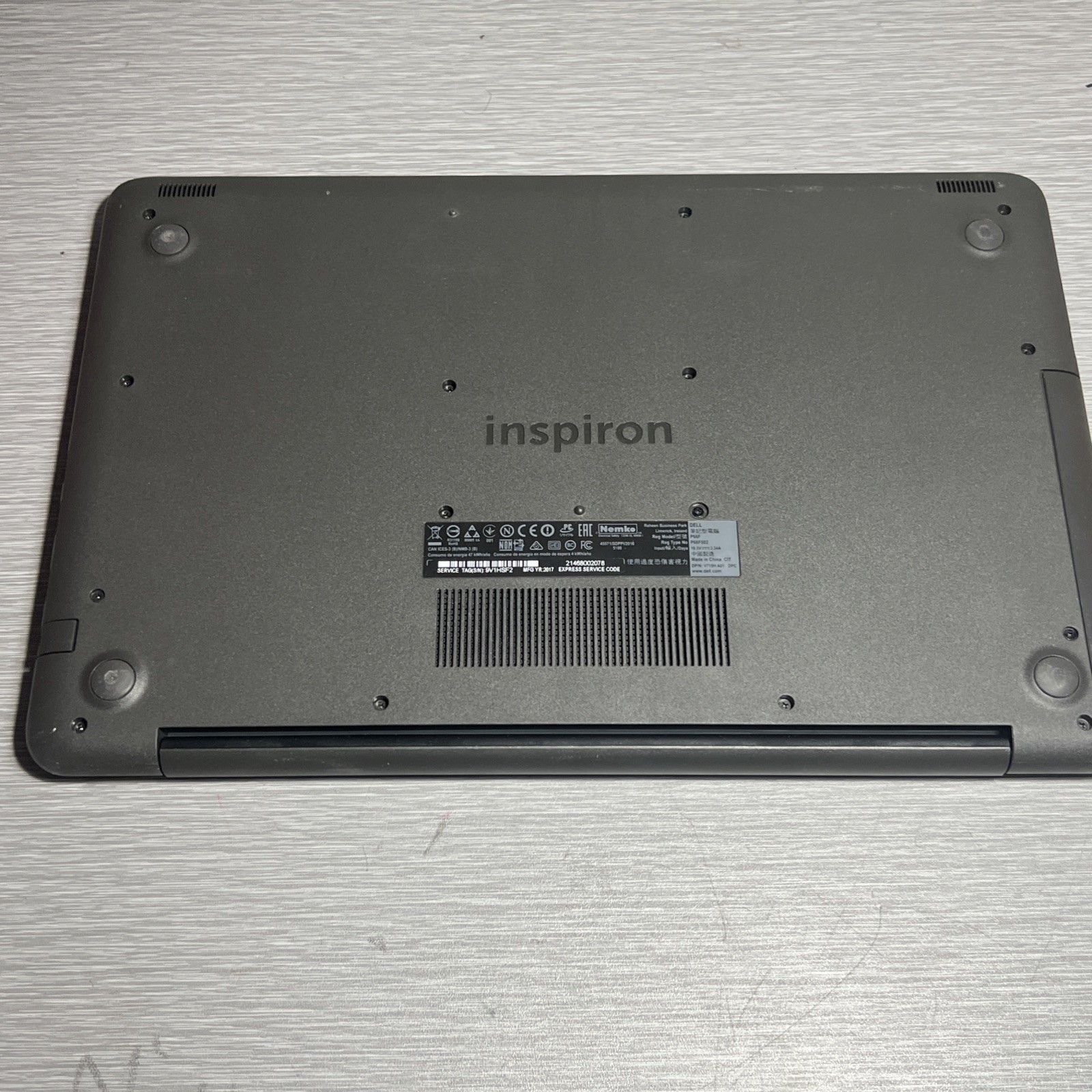Dell Inspiron P66F Intel Core i5 7th Gen P66F001 15.6″ Laptop *FOR PARTS*