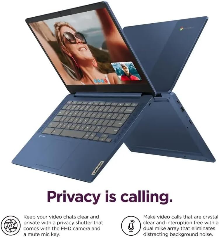 Lenovo IdeaPad Slim 3 Chromebook 14” Laptop MediaTek Kompanio 520 4GB 64GB eMMC