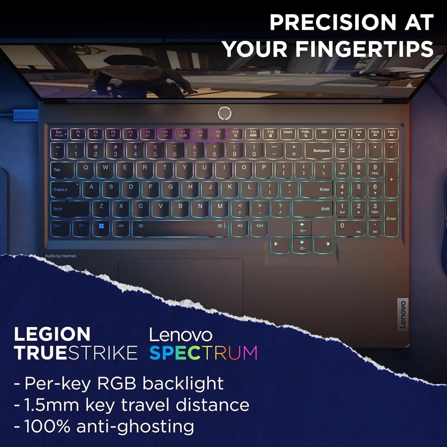 Lenovo Legion 7i Gaming Laptop – 16″ Dis., Intel i7-14700HX, 32GB DDR5, 2TB SSD